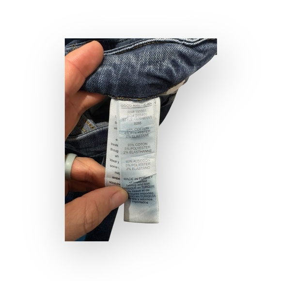 Good American Good Legs Skinny Jeans In Blue 265 Size 6 / 28 - Picture 8 of 11